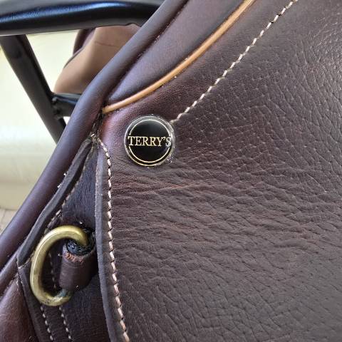 Selle d'équitation Terry's Sensor 17' mixte équipée