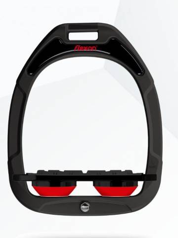 Etriers Flex On GC Marine  -Blanc - Rouge Plat Grip