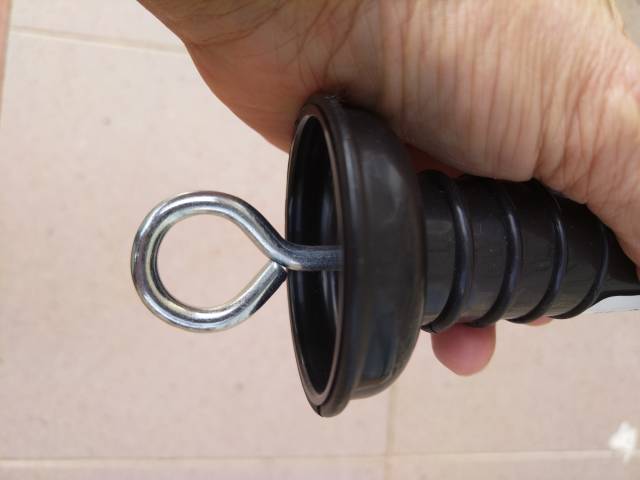 15 poignées isolantes noires pour clôture 