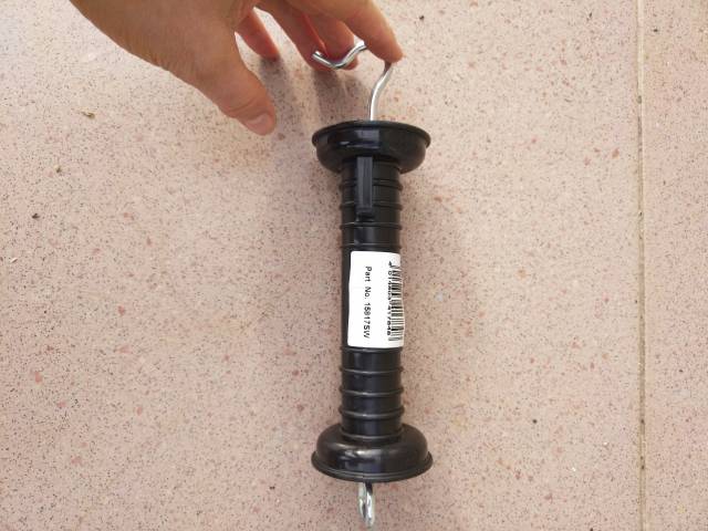 15 poignées isolantes noires pour clôture 