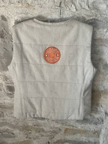 Doudoune sans manche Hermès 