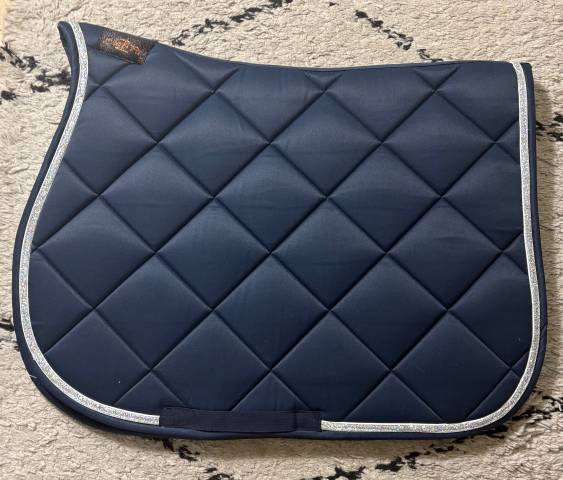Tapis de selle JU & PA - Galon pailleté