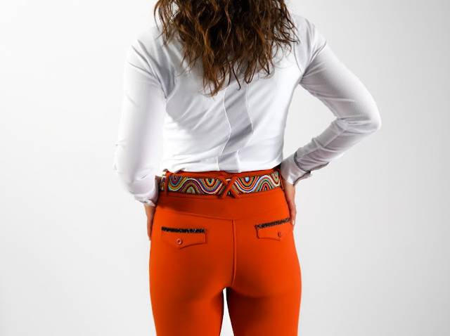 Pantalon Alpha Terracotta - JL Jump - Élastique et chic