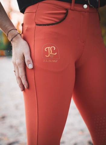 Pantalon Alpha Terracotta - JL Jump - Élastique et chic
