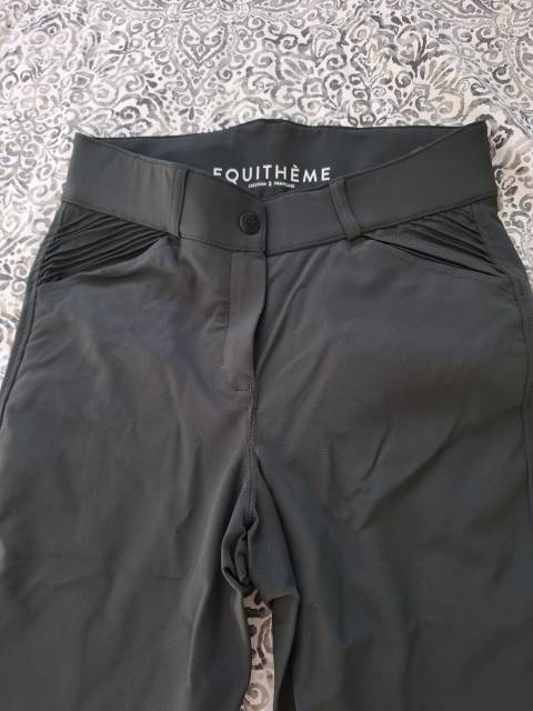 Pantalon Equitheme T36 vert sapin