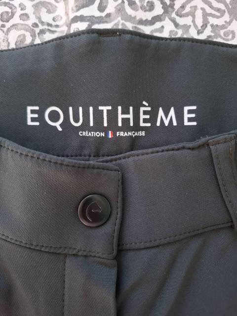 Pantalon Equitheme T36 vert sapin