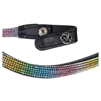 Frontal Rainbow - HARRY'S HORSE - Cuir avec cristaux