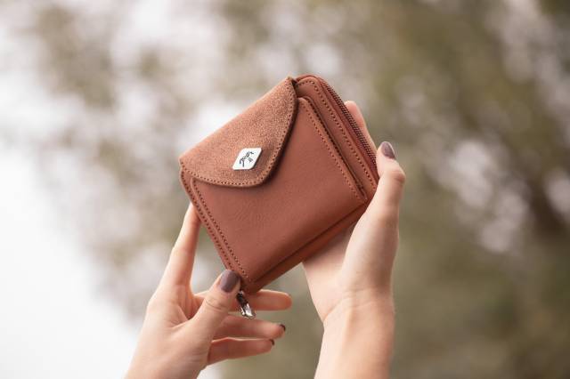 Porte monnaie Clémence - Pénélope Collection - Cuir élégant