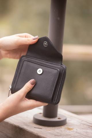 Porte monnaie Clémence - Pénélope Collection - Cuir élégant