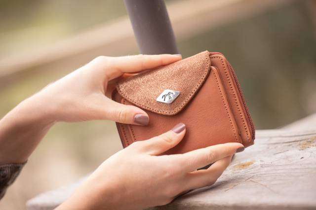Porte monnaie Clémence - Pénélope Collection - Cuir élégant
