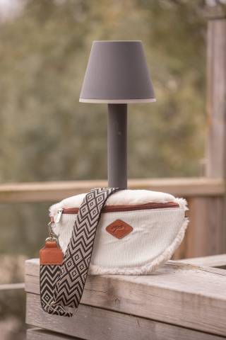 Sac banane Aliz - Pénélope Collection - Fausse fourrure et velours