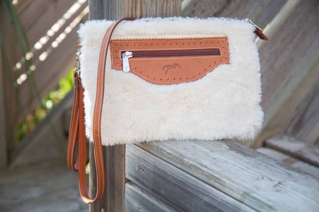 Pochette Emilie - Pénélope Collection - Cuir cognac