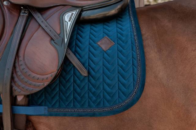 Tapis de selle Velvet Mini Perles - Kentucky - Velours luxueux