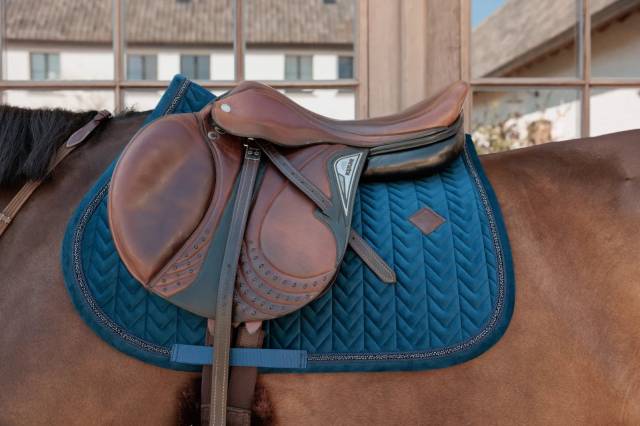 Tapis de selle Velvet Mini Perles - Kentucky - Velours luxueux