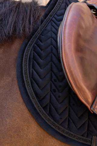 Tapis de selle Velvet Mini Perles - Kentucky - Velours luxueux