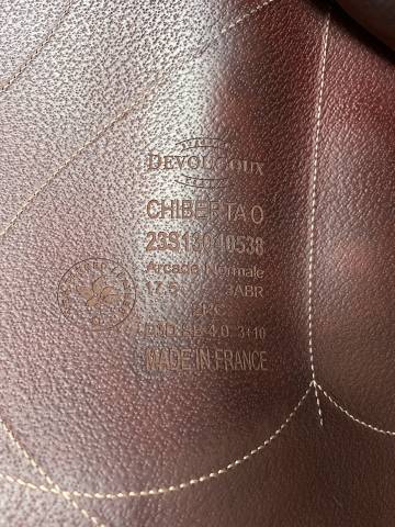 Selle Devoucoux Chiberta 17.5 monoquartier 2023