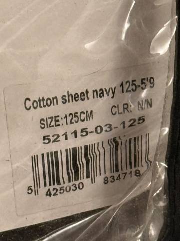 COUVERTURE/CHEMISE  KENTUCKY COTTON TAILLE 125CM