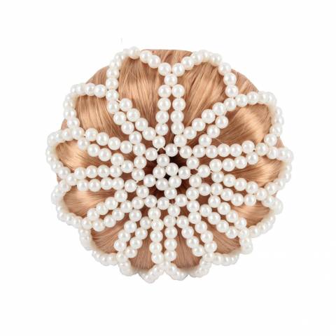 R&eacute;sille perles chignon - Horka