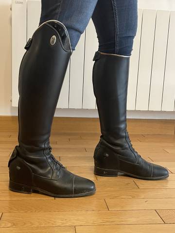 Bottes d'équitation Hathor Bottier sur mesure, noires