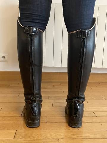 Bottes d'équitation Hathor Bottier sur mesure, noires