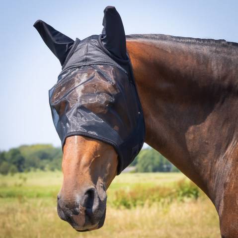 Masque anti-mouches Flyshield oreilles - Harry's Horse - Confort optimal