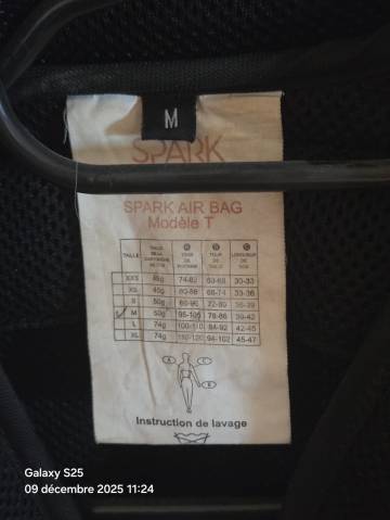 Air bag spark 