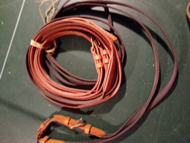 guides attelage cuir