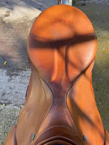 RARE Selle dressage/équitation de travail Stubben 