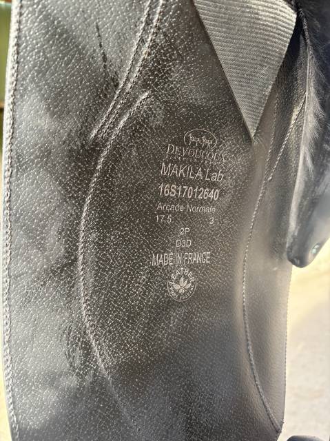 Selle DEVOUCOUX Dressage Makila Lab 