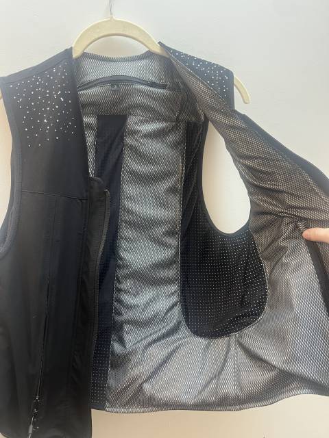 Gilet Airbag d&rsquo;&Eacute;quitation Cristal Swarovski &ndash; Taille S 
