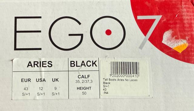 Bottes cavalier &eacute;quitation ARIES EGO 7 taille 43 S/+1