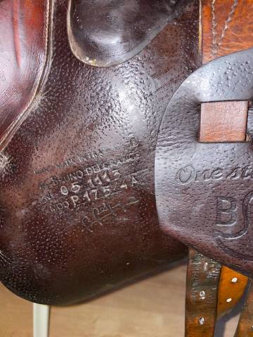 Selle Bruno Delgrange 17,5 pouces