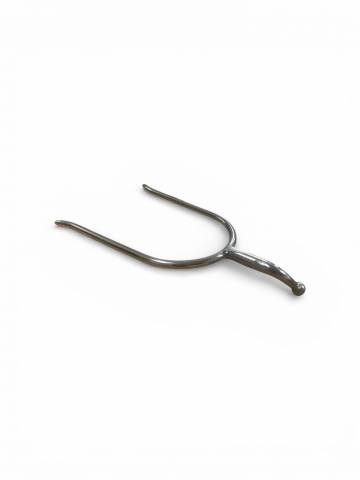 Éperons portugais courbés bout rond - 20 mm