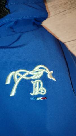 Manteau P&eacute;n&eacute;lope bleu - XS