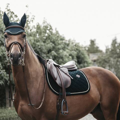 Tapis de selle Corduroy DRESSAGE - Kentucky - Amorti optimal
