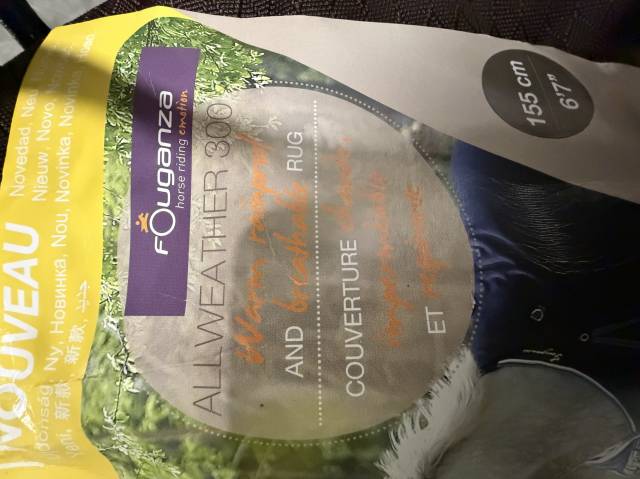 Couverture Novinka FOuganza ALLWEATHER 300