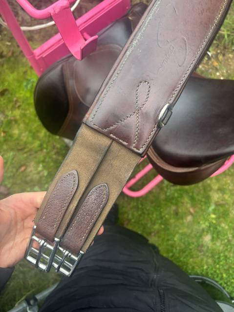 Sangle Antares taille 140 cuir marron