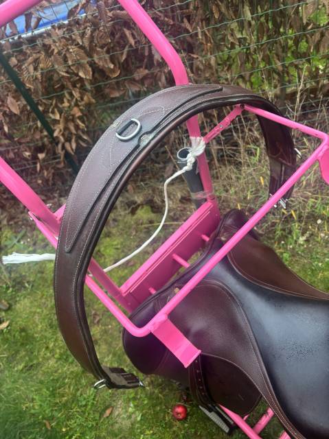 Sangle Antares taille 140 cuir marron