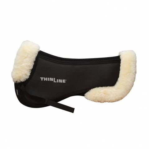 Amortisseur ThinLine Trifecta Half Pad avec bords en peau de mouton