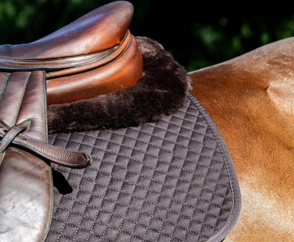 Tapis de selle Jump Wool ThinLine Euro Roll - 95% absorption choc