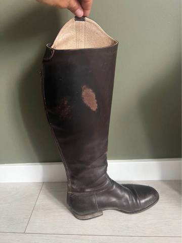 Bottes &eacute;quitation Femme - Marron - Performance taille 3