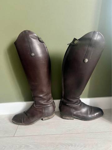 Bottes &eacute;quitation Femme - Marron - Performance taille 3