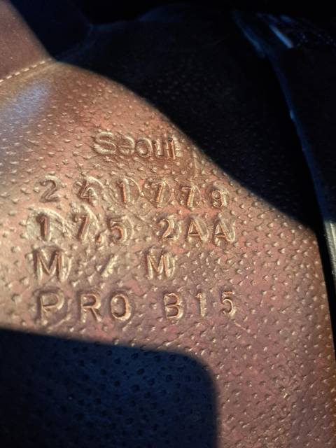 SELLE FORESTIER SELLIER SEOUL TOUTE VEAU CHATAIGNE 17.5