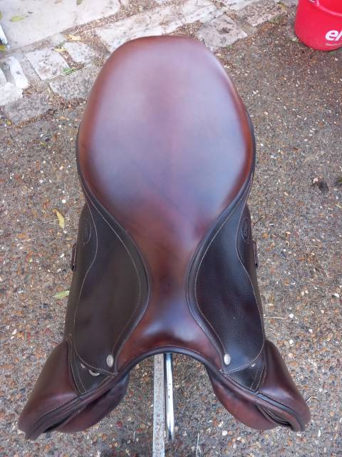 Selle Eric Thomas comme neuve, 17,5 