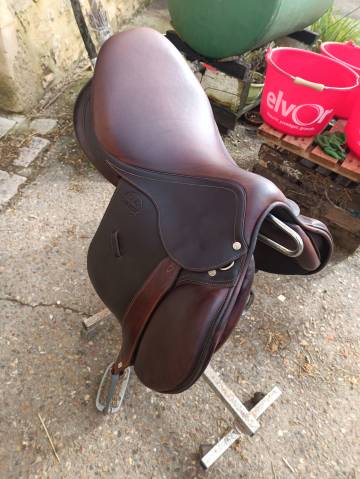 Selle Eric Thomas comme neuve, 17,5 