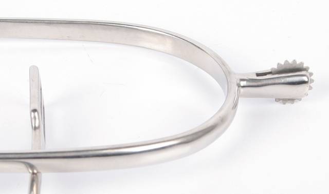 &Eacute;perons &agrave; molette dent&eacute;e fine - Harry's Horse - Acier inoxydable