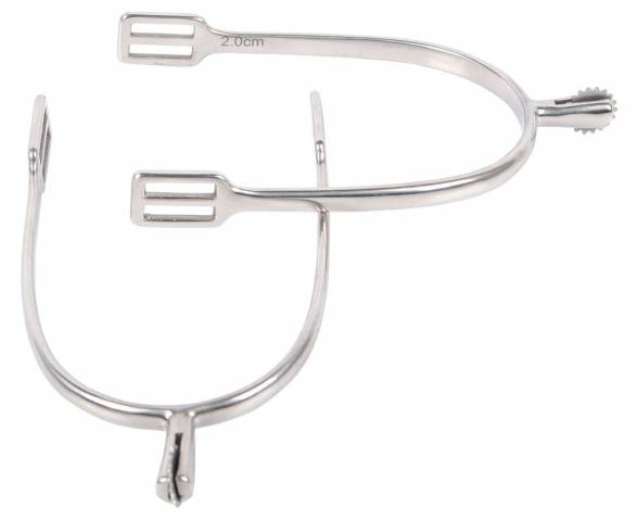 Éperons à molette dentée fine - Harry's Horse - Acier inoxydable