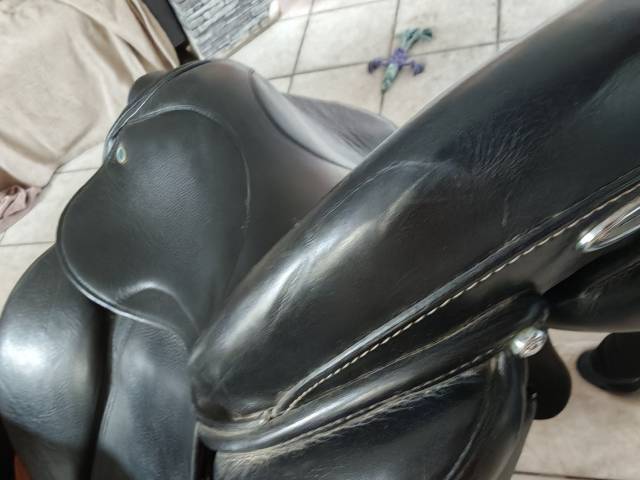 Selle dressage stubben 17"