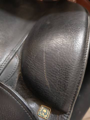 Selle dressage stubben 17"