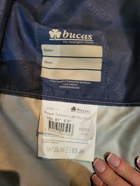 Couverture Bucas Power Turnout Light big neck